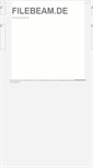 Mobile Screenshot of filebeam.de